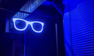 Вивіска окуляри з підсвіткою для оптики